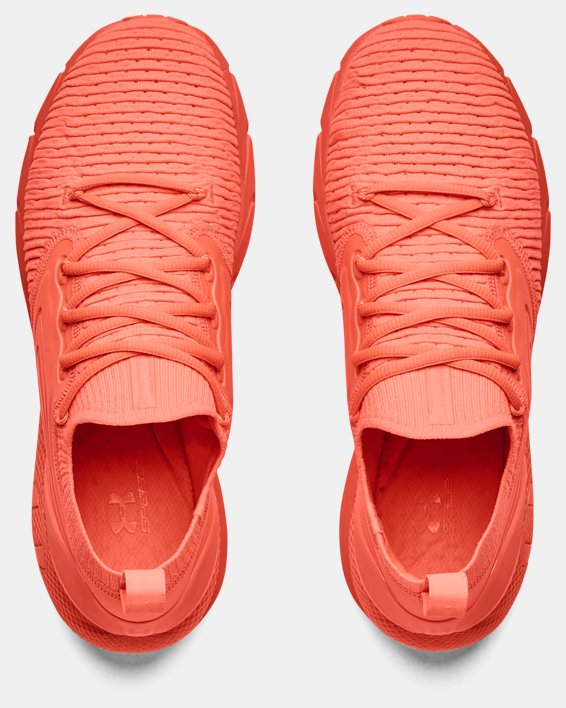 Men's UA HOVR™ Phantom 2 IntelliKnit Running Shoes in Orange image number 2